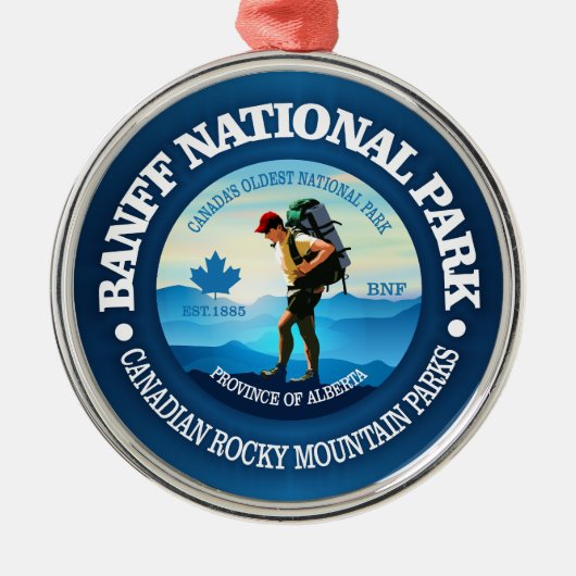 Nationaal park Banff (C) Metalen Ornament (Voorkant)