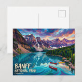 Nationaal park Banff Canada Briefkaart (Voorkant / Achterkant)