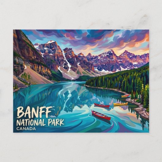 Nationaal park Banff Canada Briefkaart (Voorkant)