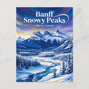 Nationaal park Banff Canada Briefkaart