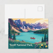 Nationaal park Banff Canada Briefkaart (Voorkant / Achterkant)