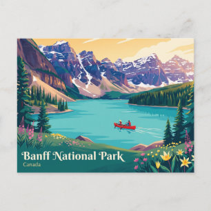 Nationaal park Banff Canada Briefkaart