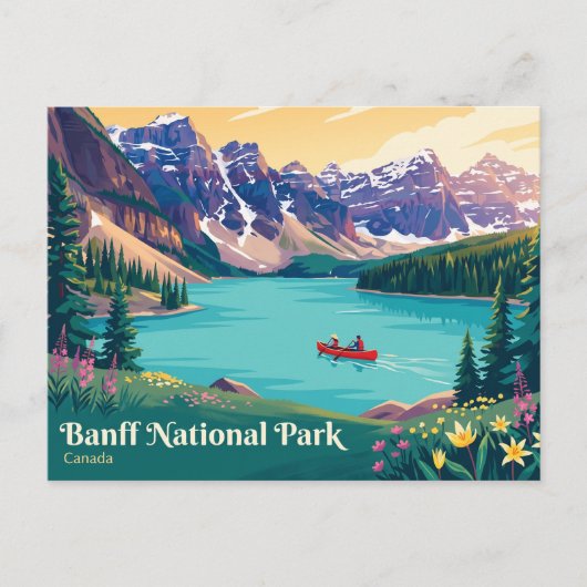 Nationaal park Banff Canada Briefkaart (Voorkant)