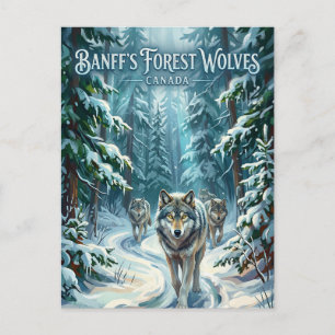 Nationaal park Banff Canada Briefkaart