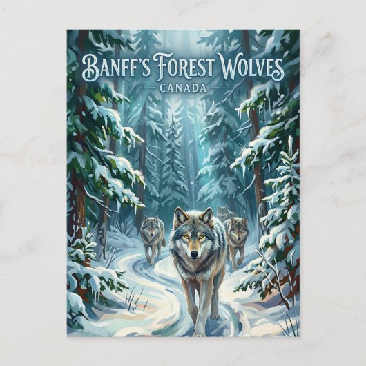 Nationaal park Banff Canada Briefkaart (Voorkant)