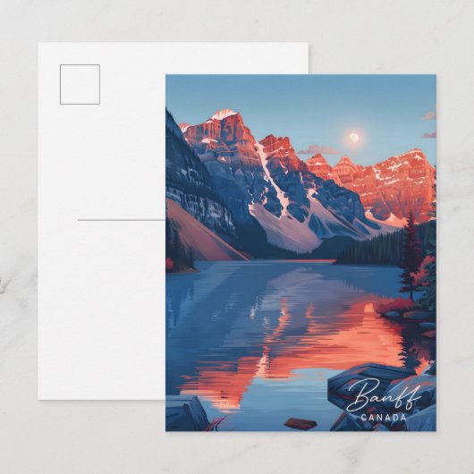 Nationaal Park Banff Canada Reizen Briefkaart (Voorkant / Achterkant)