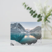 Nationaal park Banff, Canada winters landschap Briefkaart (Staand voorkant)