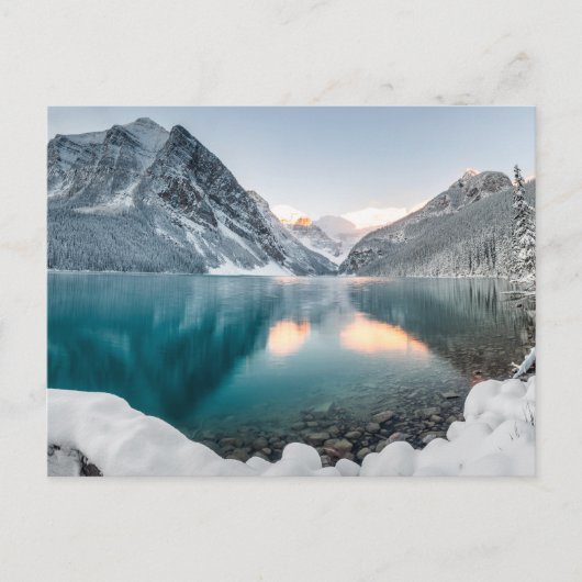 Nationaal park Banff, Canada winters landschap Briefkaart (Voorkant)