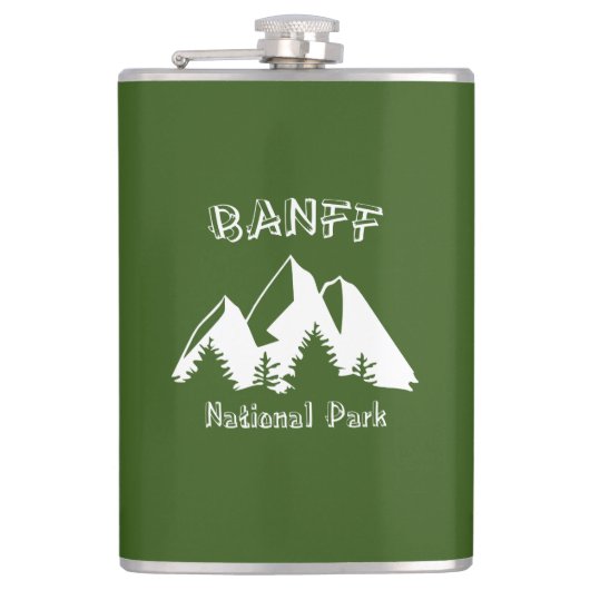 Nationaal Park Banff Heupfles (Voorkant)