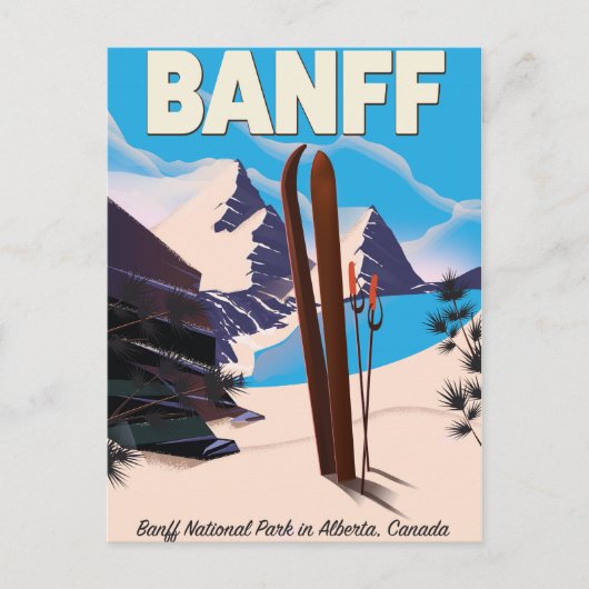 Nationaal park Banff in Alberta, Canada. Briefkaart (Voorkant)