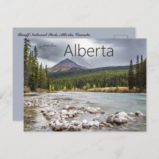 Nationaal park Banff in Canada Briefkaart (Voorkant / Achterkant)