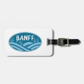 Nationaal park Banff in de openlucht Bagagelabel (Voorkant horizontaal)