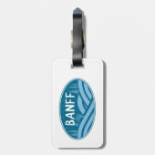 Nationaal park Banff in de openlucht Bagagelabel (Achterkant verticaal)