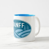 Nationaal park Banff in de openlucht Tweekleurige Koffiemok (Voorkant rechts)