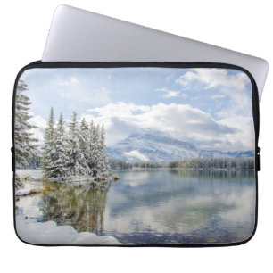 Nationaal park Banff in de winter Laptop Sleeve
