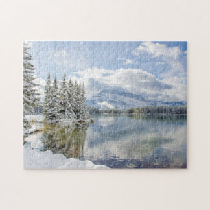 Nationaal park Banff in de winter Legpuzzel