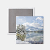 Nationaal park Banff in de winter Magneet (Voorkant / Achterkant)