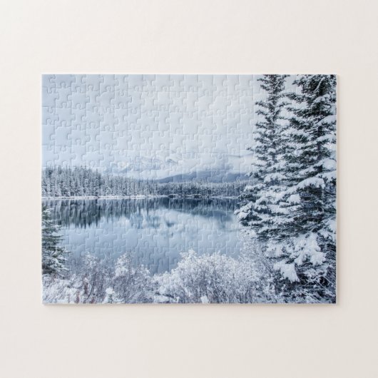 Nationaal park Banff in Winter Legpuzzel (Horizontaal)