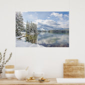 Nationaal park Banff in Winter Poster (Keuken)