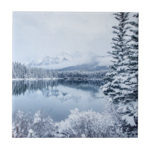 Nationaal park Banff in Winter Tegeltje