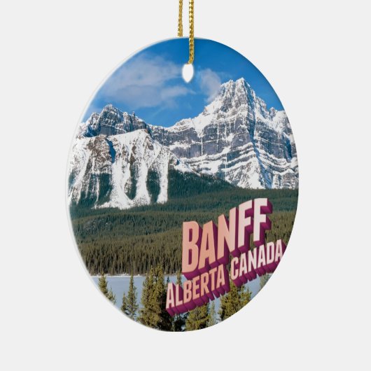 Nationaal park Banff Keramisch Ornament (Rechts)