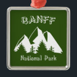 Nationaal Park Banff Metalen Ornament<br><div class="desc">Het nationale park van Alberta,  met vestigingen als het Louise- en het Moraine Bow-meer,  is het oudste nationale park van Canada en is in 1885 opgericht.</div>