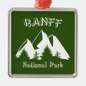 Nationaal Park Banff Metalen Ornament (Voorkant)