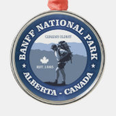 Nationaal Park Banff Metalen Ornament (Voorkant)