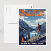 Nationaal park Banff Mountain Lake Briefkaart (Voorkant / Achterkant)
