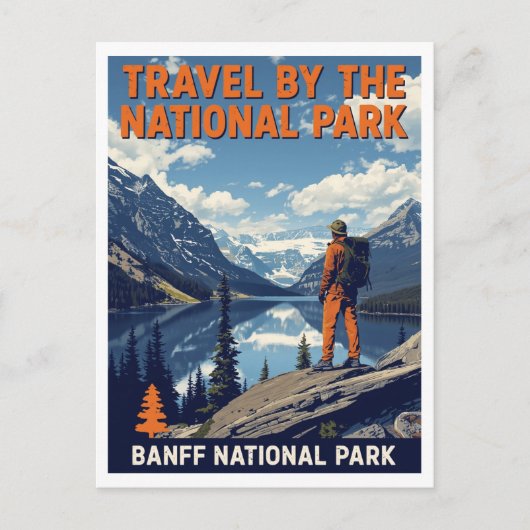 Nationaal park Banff Mountain Lake Briefkaart (Voorkant)