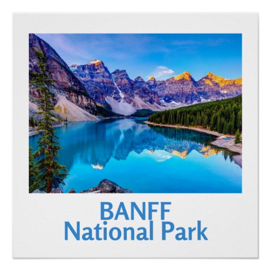 Nationaal park Banff Perfect Poster (Voorkant)