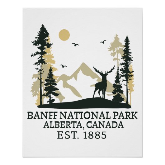 Nationaal park Banff Perfect Poster (Voorkant)