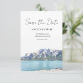 Nationaal park Banff - Plat Save The Date Kaart (Staand voorkant)