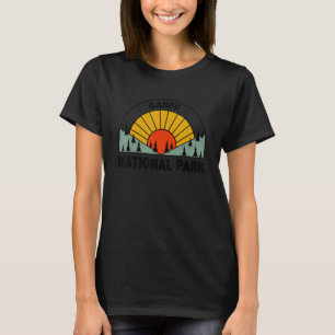 Nationaal Park Banff - Retro Graphic Travel T-shirt