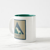 Nationaal park Banff Rustiek Tweekleurige Koffiemok (Voorkant links)