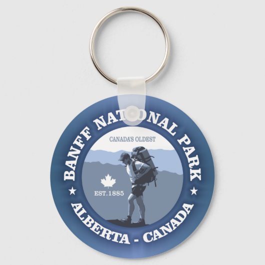 Nationaal Park Banff Sleutelhanger (Voorkant)