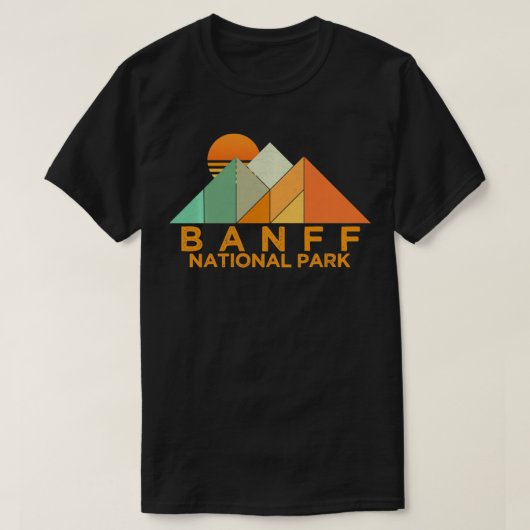  Nationaal Park Banff T-shirt (Design voorkant)
