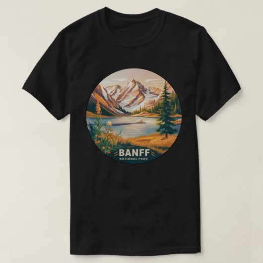 Nationaal Park Banff T-shirt (Design voorkant)