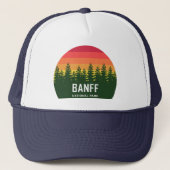 Nationaal Park Banff Trucker Pet (Voorkant)