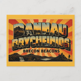 Nationaal park Bannau Brycheiniog Brecon Beacons Briefkaart