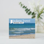 Nationaal Park Beach Indiana Dunes Briefkaart (Staand voorkant)