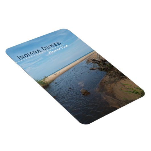 Nationaal Park Beach Veiw Indiana Dunes Magneet (Rechterzijde)