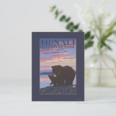 Nationaal Park beer en Cub - Denali, Alaska Briefkaart (Staand voorkant)