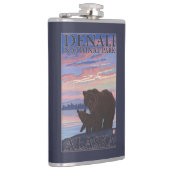 Nationaal Park beer en Cub - Denali, Alaska Heupfles (Rechts)