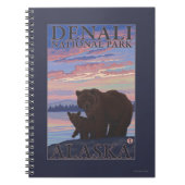 Nationaal Park beer en Cub - Denali, Alaska Notitieboek (Voorkant)