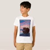 Nationaal park beer en Cub - Yellowstone T-shirt (Voorkant volledig)