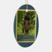 Nationaal Park Beer van de Grote Smoky Mountains Keramisch Ornament (Rechts)
