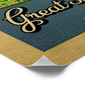 Nationaal Park Beer van de Grote Smoky Mountains Poster (Hoek)