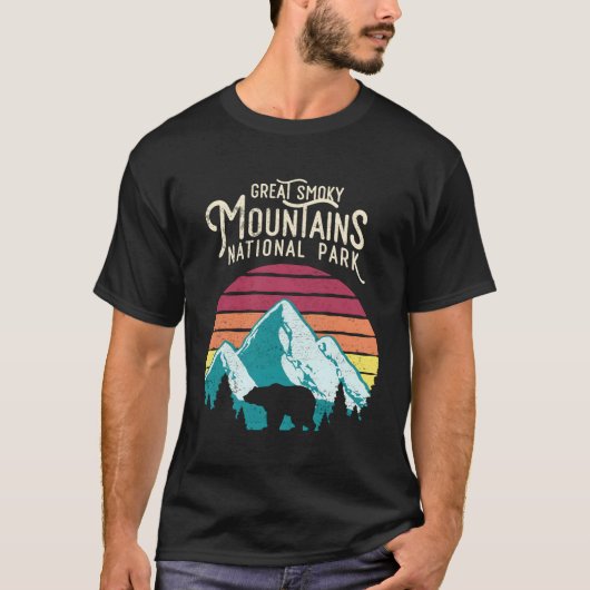 Nationaal Park Beer van de Grote Smoky Mountains T-shirt (Voorkant)
