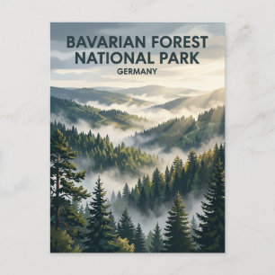 Nationaal Park Beierse Woud Duitsland Briefkaart